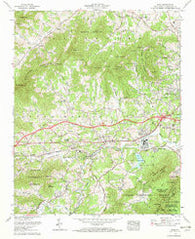 Enka North Carolina Historical topographic map, 1:24000 scale, 7.5 X 7.5 Minute, Year 1961