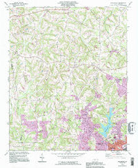 Enochville North Carolina Historical topographic map, 1:24000 scale, 7.5 X 7.5 Minute, Year 1993
