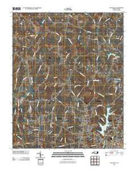 Enochville North Carolina Historical topographic map, 1:24000 scale, 7.5 X 7.5 Minute, Year 2010