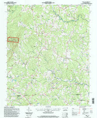 Erect North Carolina Historical topographic map, 1:24000 scale, 7.5 X 7.5 Minute, Year 1994