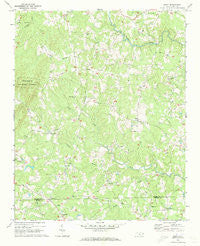 Erect North Carolina Historical topographic map, 1:24000 scale, 7.5 X 7.5 Minute, Year 1968
