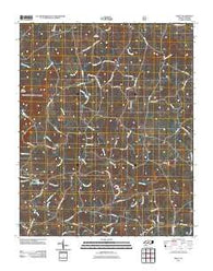 Erect North Carolina Historical topographic map, 1:24000 scale, 7.5 X 7.5 Minute, Year 2011