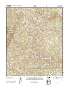 Erect North Carolina Historical topographic map, 1:24000 scale, 7.5 X 7.5 Minute, Year 2013