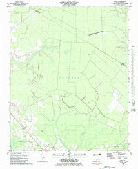 Ernul North Carolina Historical topographic map, 1:24000 scale, 7.5 X 7.5 Minute, Year 1983