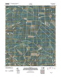 Ernul North Carolina Historical topographic map, 1:24000 scale, 7.5 X 7.5 Minute, Year 2010