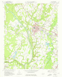 Erwin North Carolina Historical topographic map, 1:24000 scale, 7.5 X 7.5 Minute, Year 1973