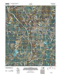 Erwin North Carolina Historical topographic map, 1:24000 scale, 7.5 X 7.5 Minute, Year 2010