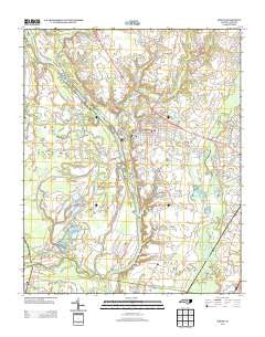 Erwin North Carolina Historical topographic map, 1:24000 scale, 7.5 X 7.5 Minute, Year 2013