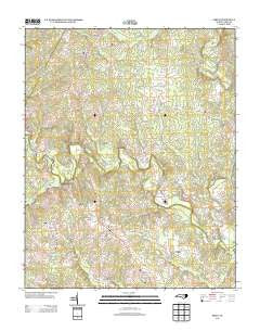 Essex North Carolina Historical topographic map, 1:24000 scale, 7.5 X 7.5 Minute, Year 2013