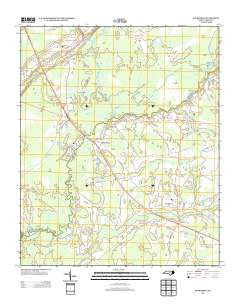 Evergreen North Carolina Historical topographic map, 1:24000 scale, 7.5 X 7.5 Minute, Year 2013