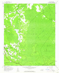 Exum North Carolina Historical topographic map, 1:24000 scale, 7.5 X 7.5 Minute, Year 1943
