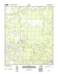 Exum North Carolina Historical topographic map, 1:24000 scale, 7.5 X 7.5 Minute, Year 2013