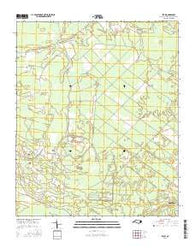 Exum North Carolina Current topographic map, 1:24000 scale, 7.5 X 7.5 Minute, Year 2016
