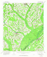 Fair Bluff North Carolina Historical topographic map, 1:62500 scale, 15 X 15 Minute, Year 1962