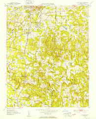 Fair Grove North Carolina Historical topographic map, 1:24000 scale, 7.5 X 7.5 Minute, Year 1951