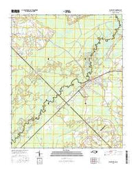 Fair Bluff North Carolina Current topographic map, 1:24000 scale, 7.5 X 7.5 Minute, Year 2016