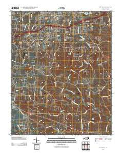 Fair Grove North Carolina Historical topographic map, 1:24000 scale, 7.5 X 7.5 Minute, Year 2010