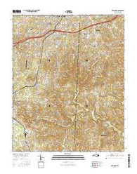 Fair Grove North Carolina Current topographic map, 1:24000 scale, 7.5 X 7.5 Minute, Year 2016