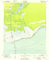 Fairfield North Carolina Historical topographic map, 1:24000 scale, 7.5 X 7.5 Minute, Year 1951