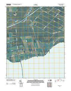 Fairfield North Carolina Historical topographic map, 1:24000 scale, 7.5 X 7.5 Minute, Year 2010