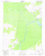 Fairfield NW North Carolina Historical topographic map, 1:24000 scale, 7.5 X 7.5 Minute, Year 1953