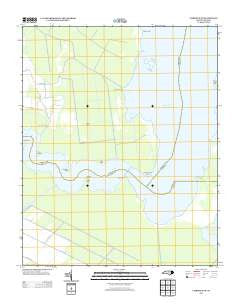 Fairfield NE North Carolina Historical topographic map, 1:24000 scale, 7.5 X 7.5 Minute, Year 2013