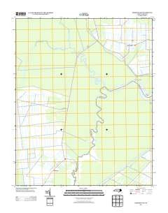 Fairfield NW North Carolina Historical topographic map, 1:24000 scale, 7.5 X 7.5 Minute, Year 2013