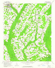 Fairmont North Carolina Historical topographic map, 1:24000 scale, 7.5 X 7.5 Minute, Year 1962