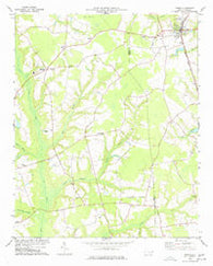 Faison North Carolina Historical topographic map, 1:24000 scale, 7.5 X 7.5 Minute, Year 1975