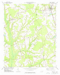 Faison North Carolina Historical topographic map, 1:24000 scale, 7.5 X 7.5 Minute, Year 1975