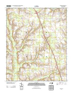 Faison North Carolina Historical topographic map, 1:24000 scale, 7.5 X 7.5 Minute, Year 2013