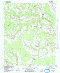 Falkland North Carolina Historical topographic map, 1:24000 scale, 7.5 X 7.5 Minute, Year 1980