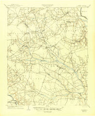 Falkland North Carolina Historical topographic map, 1:62500 scale, 15 X 15 Minute, Year 1904