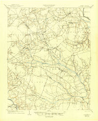 Falkland North Carolina Historical topographic map, 1:62500 scale, 15 X 15 Minute, Year 1904