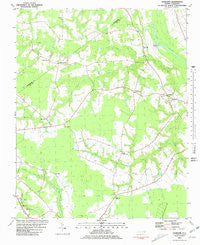 Falkland North Carolina Historical topographic map, 1:24000 scale, 7.5 X 7.5 Minute, Year 1980