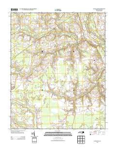Falkland North Carolina Historical topographic map, 1:24000 scale, 7.5 X 7.5 Minute, Year 2013