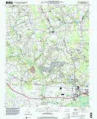 Falling Creek North Carolina Historical topographic map, 1:24000 scale, 7.5 X 7.5 Minute, Year 1998