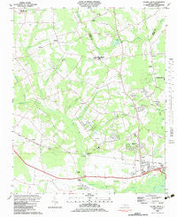 Falling Creek North Carolina Historical topographic map, 1:24000 scale, 7.5 X 7.5 Minute, Year 1983