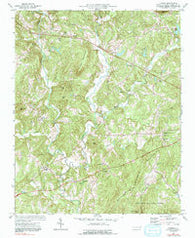 Farmer North Carolina Historical topographic map, 1:24000 scale, 7.5 X 7.5 Minute, Year 1974
