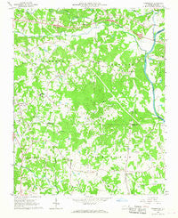 Farmington North Carolina Historical topographic map, 1:24000 scale, 7.5 X 7.5 Minute, Year 1966