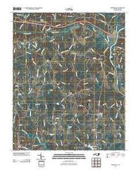 Farmington North Carolina Historical topographic map, 1:24000 scale, 7.5 X 7.5 Minute, Year 2010