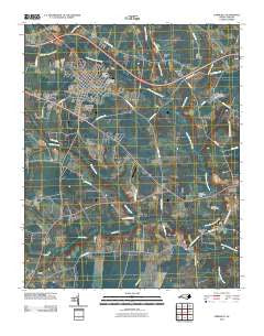Farmville North Carolina Historical topographic map, 1:24000 scale, 7.5 X 7.5 Minute, Year 2010