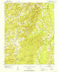 Farrington North Carolina Historical topographic map, 1:24000 scale, 7.5 X 7.5 Minute, Year 1951