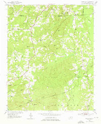 Farrington North Carolina Historical topographic map, 1:24000 scale, 7.5 X 7.5 Minute, Year 1951