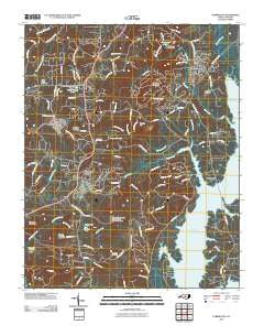 Farrington North Carolina Historical topographic map, 1:24000 scale, 7.5 X 7.5 Minute, Year 2010