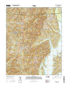 Farrington North Carolina Current topographic map, 1:24000 scale, 7.5 X 7.5 Minute, Year 2016