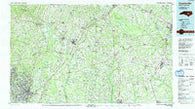 Fayetteville North Carolina Historical topographic map, 1:100000 scale, 30 X 60 Minute, Year 1986