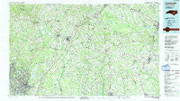 Fayetteville North Carolina Historical topographic map, 1:100000 scale, 30 X 60 Minute, Year 1986