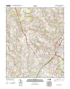 Fayetteville North Carolina Historical topographic map, 1:24000 scale, 7.5 X 7.5 Minute, Year 2013