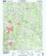 Flowers North Carolina Historical topographic map, 1:24000 scale, 7.5 X 7.5 Minute, Year 1998